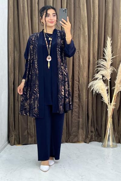 Nana 3 Lü Takım Lacivert