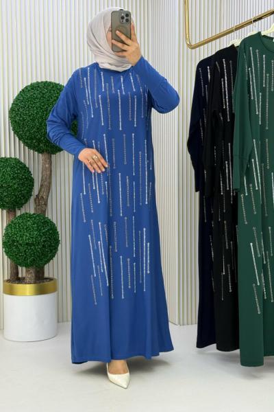 Stil Elbise İndigo