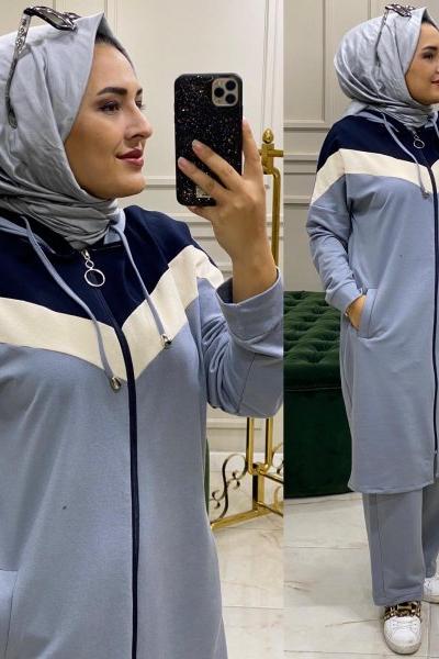 Deva takım Açık Gri