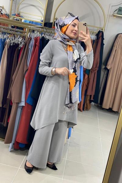 basic takım gri Gri