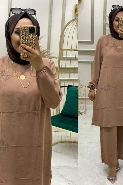 Manila Takım Kahverengi