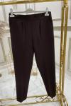 Dar Paça Double Pantolon Kahverengi