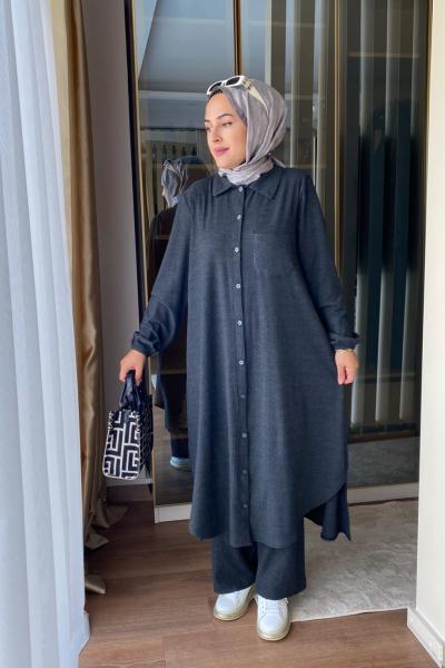 Kışlık Türkan Takım Antrasit