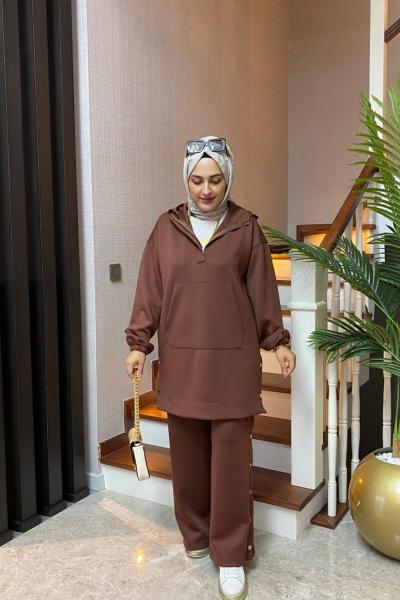 Mersho Takım Kahverengi