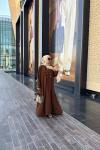 IMTIZA ABAYA Kahverengi