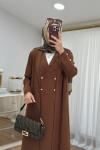 IMTIZA ABAYA Kahverengi