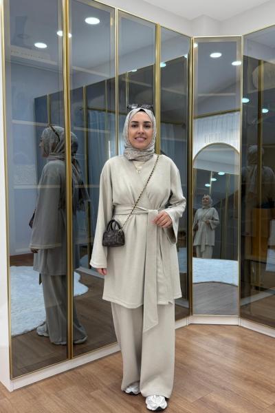 Oysho Kimona Takım  Bej