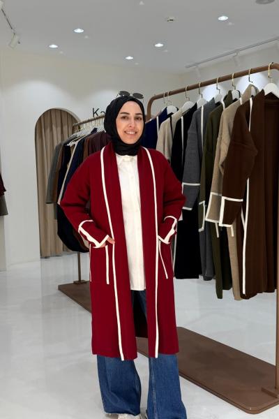 Kampanyalı Hırka Bordo