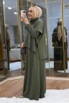 Tasarım İkili Oysho  Elbise Haki
