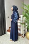 Aysun Elbise Lacivert