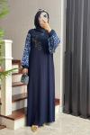 Aysun Elbise Lacivert