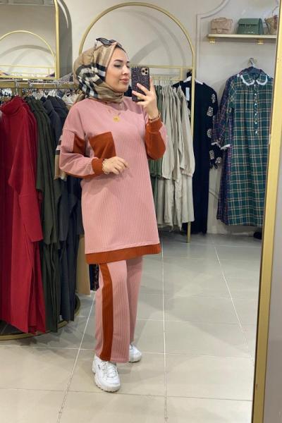 2 renkli takım Pudra