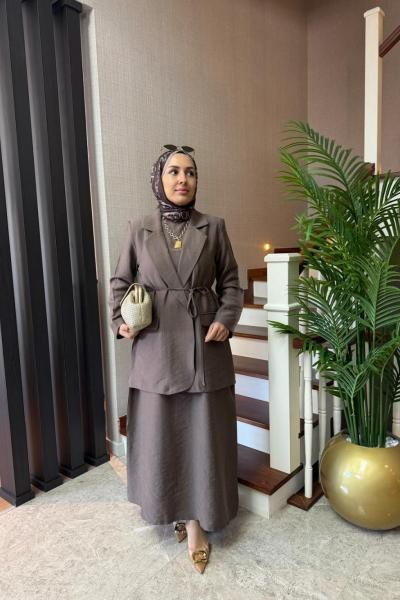 Paradise Takım Kahverengi