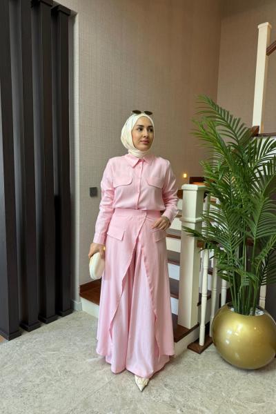 Lessa Üçlü Takım Pembe