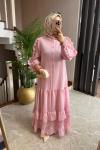 Sahara Elbise Pembe