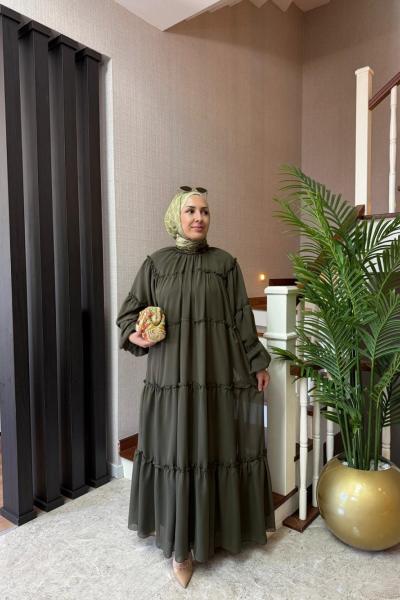 Zellige Elbise Yeşil