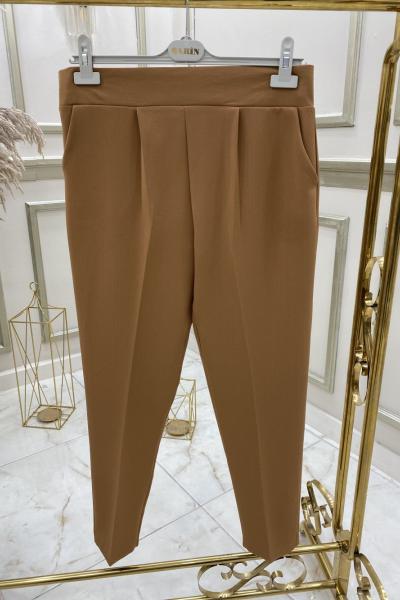 Dar Paça Double Pantolon Camel