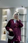 Hawai Caket Takım Bordo