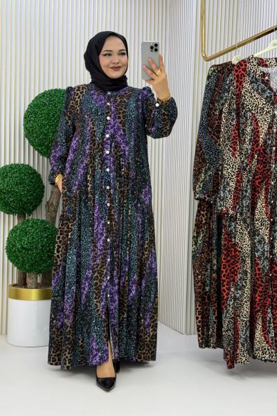 Doğa Elbise  Mor