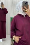 Hazal Oysho Takım Bordo