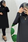 Sude Uzun Kollu İçlik Siyah