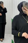 Hare Triko Takım Siyah