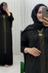 Ahenk Elbise  siyah gold