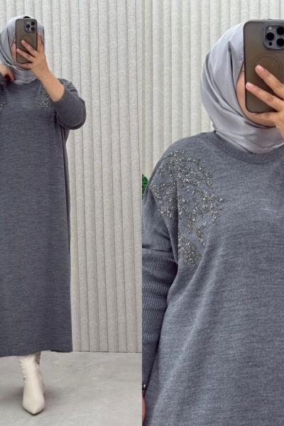 Asya Tunik Gri