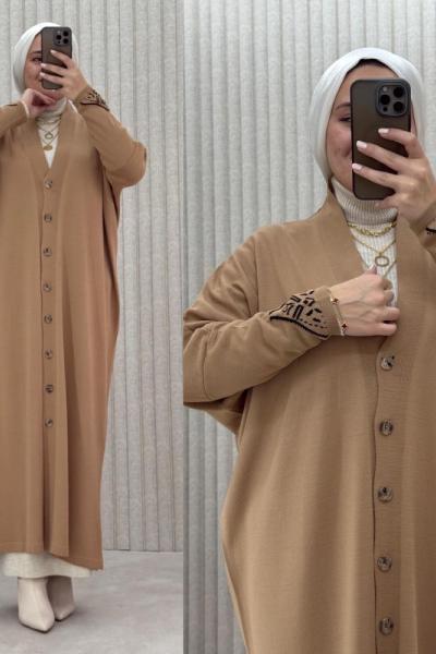 Destan hırka Camel