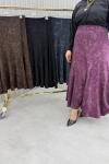 Meyli Etek Bordo