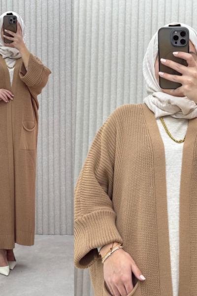 Selvi Hırka Camel