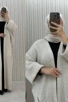 Selvi Hırka Taş Rengi