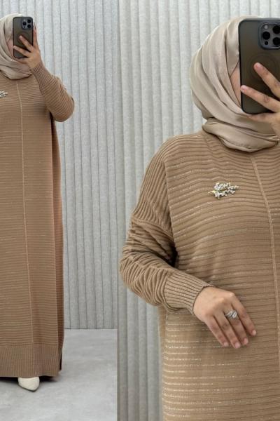 Yeşim Elbise  Camel