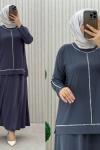 Hilal Etekli Takım Gri
