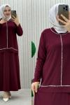 Hilal Etekli Takım Bordo