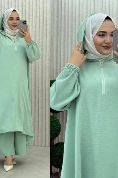 Hazel Takım  Mint Yeşili