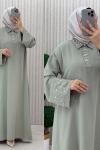 Estelya Elbise  Mint Yeşili
