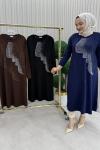 Defile tunik Siyah