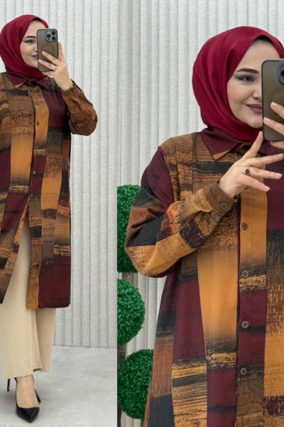Birsen Tunik Bordo