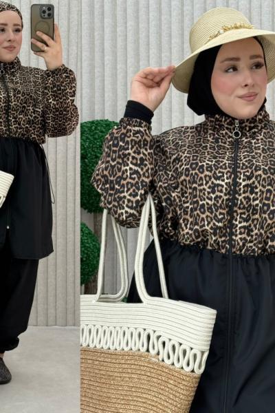 Vaha Haşema leopar-siyah