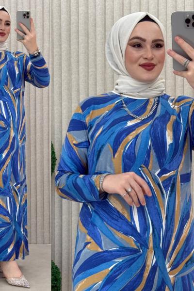 Filiz Elbise Mavi