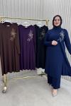 Müyesser pantolonlu takım  Siyah
