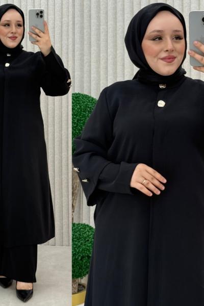 Yekta pantolonlu takım Siyah