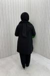Züleyha pantolonlu takım Siyah