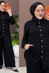 Şener Pantolonlu Takım  Siyah Taş