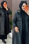 Gülhan deri kap Siyah