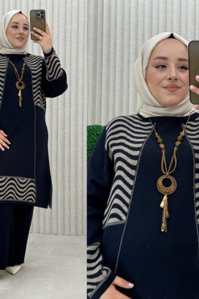 Misli Pantolonlu Takım Lacivert