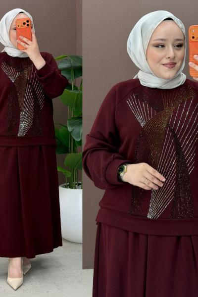 Naz Etekli Takım Bordo