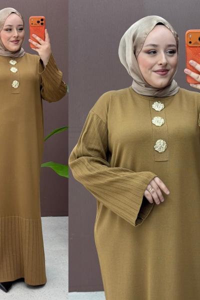 Sevgül Elbise Hardal Sarısı
