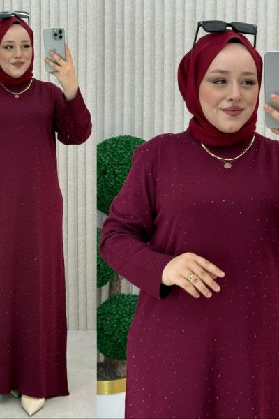 Helin Elbise Bordo